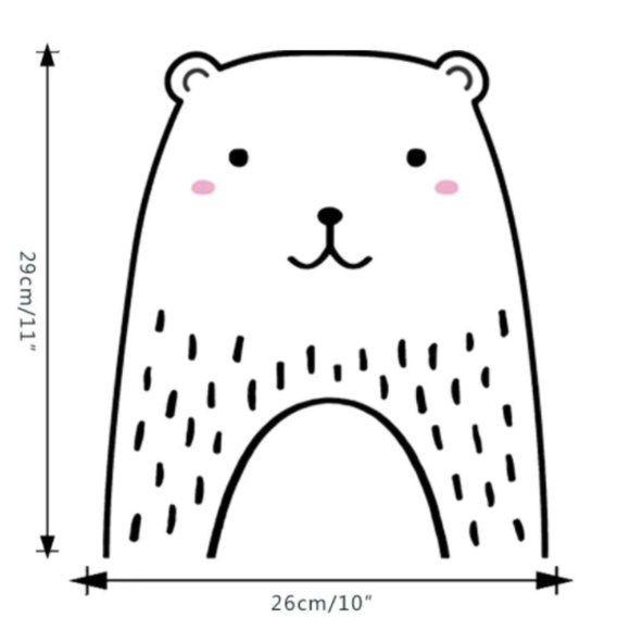 Bear - Animal wall decals for kids room - Picture 1 of 6